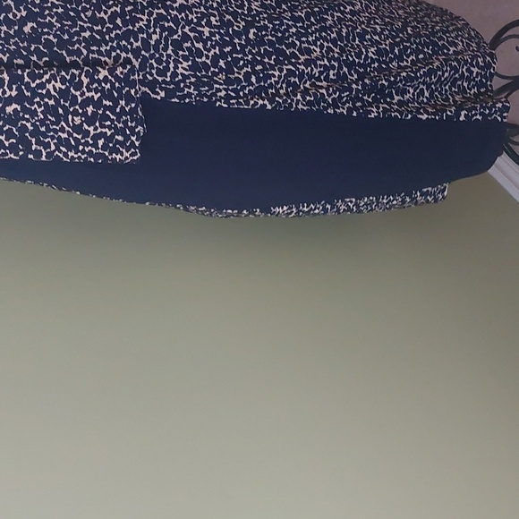 RALPH LAUREN, size 14W, dress, navy/beige color - Picture 5 of 7